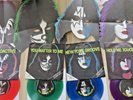KISS- 4 SOLO  UK SINGLES , COLOUR VINYL, MASKS AND PICTURE SLEEVES, COMPLETE