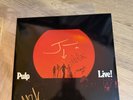Signed Pulp Live  2LP vinyl Jarvis Cocker & Band Autographed record