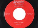 Blues R&B 45 - Crook, Jr. - Wiggle It Baby - Apache