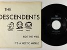 Punk 45 - Descendents - Ride The Wild/Hectic World - Orca - 1985 press VG++