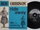 ROY ORBISON Ride Away / Wondering RARE Denmark 45 superb cond rockabilly LISTEN