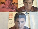 Ricky Nelson - 3 x 4 track EP singles in original picture sleeves