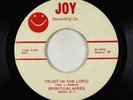 Black Gospel 45 - Spiritualaires - Trust In The Lord - Joy - obscure