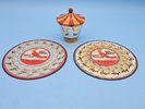 Vintage Red Raven Movie Records Magic Mirror Viewer & 2 Animated 78 RPM Records