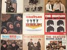 9X Beatles Vinyl Record Lot
