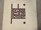 New Order Movement Factory FACT. 50 1981 US Pressing