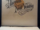 NEIL YOUNG   Harvest LP 1972 Reprise Textured Cover / LYRIC INSERT NEAR MINT