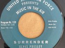 ELVIS PRESLEY Surrender 45 Music In The Air — VG++ | USAF — RARE