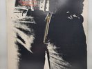 The Rolling Stones Sticky Fingers 1977 Vinyl WORKING Zipper  w/ Sticker VG+/VG+