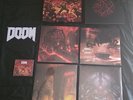 4 LP Vinyl Doom Soundtrack CD Slipmat