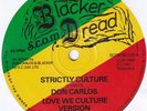 80s Dub Roots Reggae DON CARLOS strictly culture 1985 UK 12