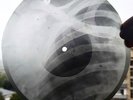 Rare Soviet X-Ray Bone RecordOriginal USSR Rib Disc – VintageMusic Artifact
