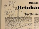 DJANGO REINHARDT & Stephane Grappelli N/M 1964 UK LP Autographed By Grappelli