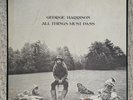 George Harrison All Things Must Pass 3 LP box Set Apple  W/poster VG/EX STCH-639