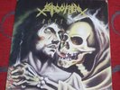 LP SARCOFAGO Rotting 1989 First Pressing Cogumelo Label Insert