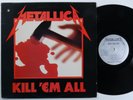 METALLICA Kill 'Em All MEGAFORCE MRI-069 LP VG+ y
