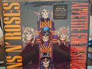 Guns N' Roses Appetite for Destruction Vinyl LP 1988 US Orig Shrink+HYPE STICKER