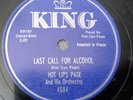 R&B JUMP BLUES 78 RPM by HOT LIPS PAGE & His ORCH. RARE HEAR IT