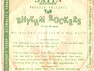 RHYTHM ROCKERS-RARE ROCKABILL PICTURE SLEEVE+45-(WE BELONG TOGETHER/OH BOY)--PS-