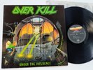 OVERKILL - Under the Inluence LP Orig. Vinyl , Megaforce 1988