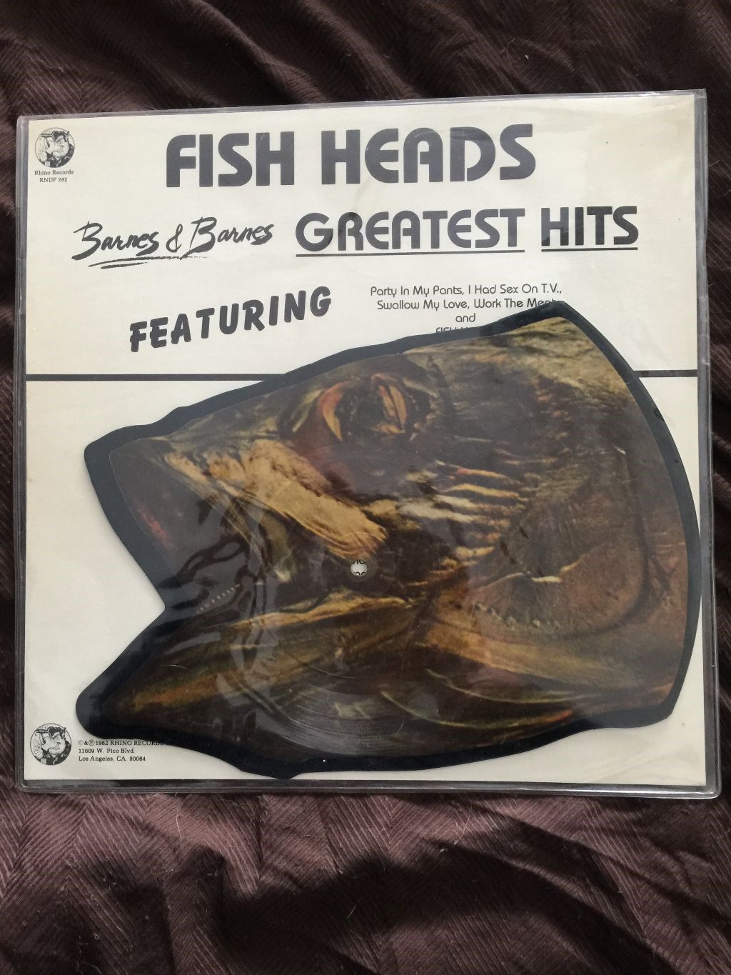 Popsike Com Fish Heads Barnes And Barnes Greatest Hits Vinyl