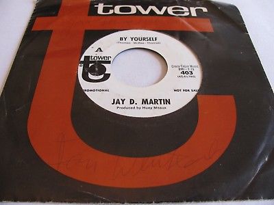 JAY D. MARTIN - BY YOURSELF / HOLD ON TO YOUR HEART - TOWER DJ