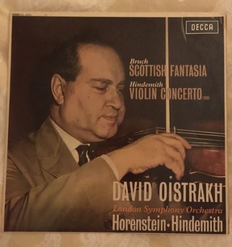 popsike.com - Bruch: Scottish Fantasia / Hindemith - David Oistrakh ...