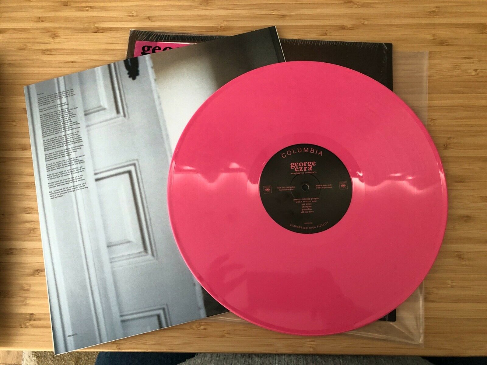Aftale abort eksistens popsike.com - George Ezra Staying at Tamaras Limited Edition Pink Coloured  Vinyl - auction details