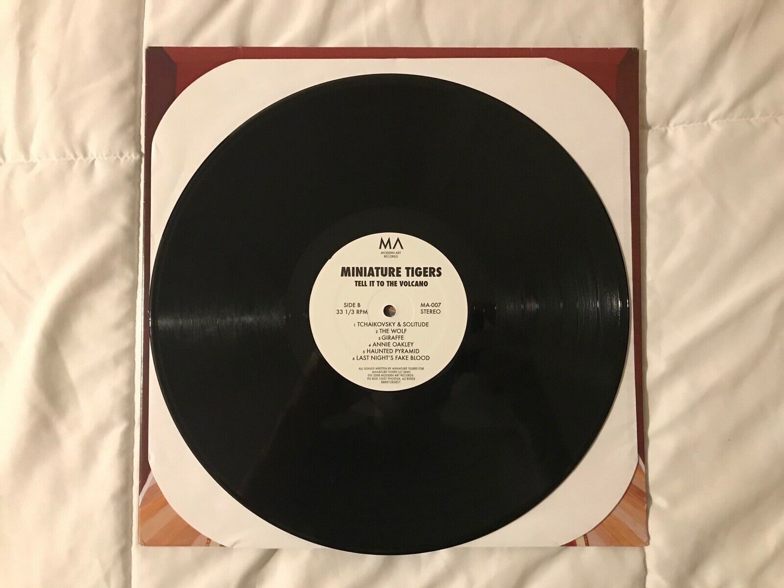 Miniature Tigers/Tell It To The Volcano