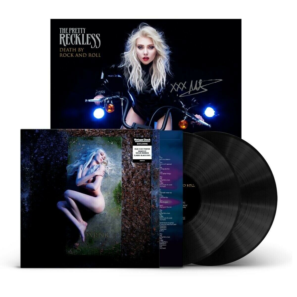 Taylor Momsen THE PRETTY RECKLESS Ltd Ed Hand Signed By All 4 HUGE Rare Poster 
