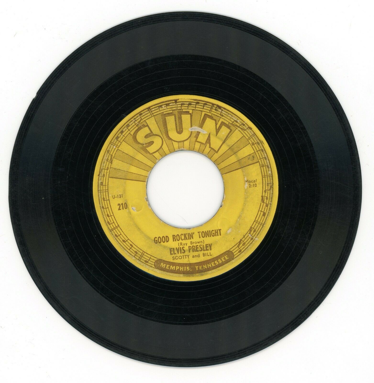 Popsike ELVIS PRESLEY ORIGINAL SUN 45 Rpm Record Sun 210 GOOD popsike-elvis-presley-original-sun-45-rpm-record-sun-210-good