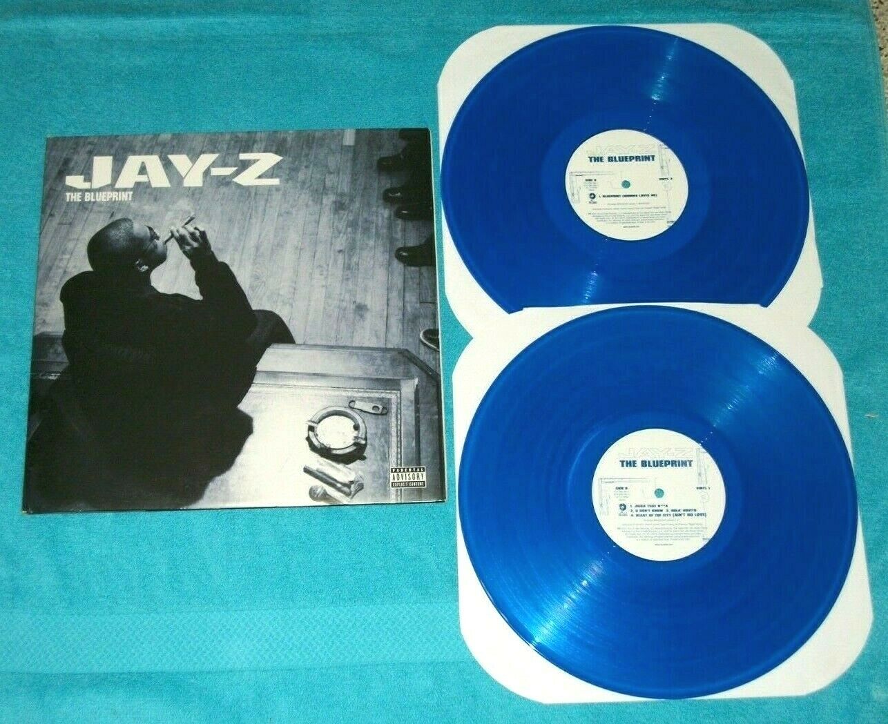 popsike.com - JAY-Z Blueprint BLUE VINYL PRESS Orig 2001 2 x Vinyl 