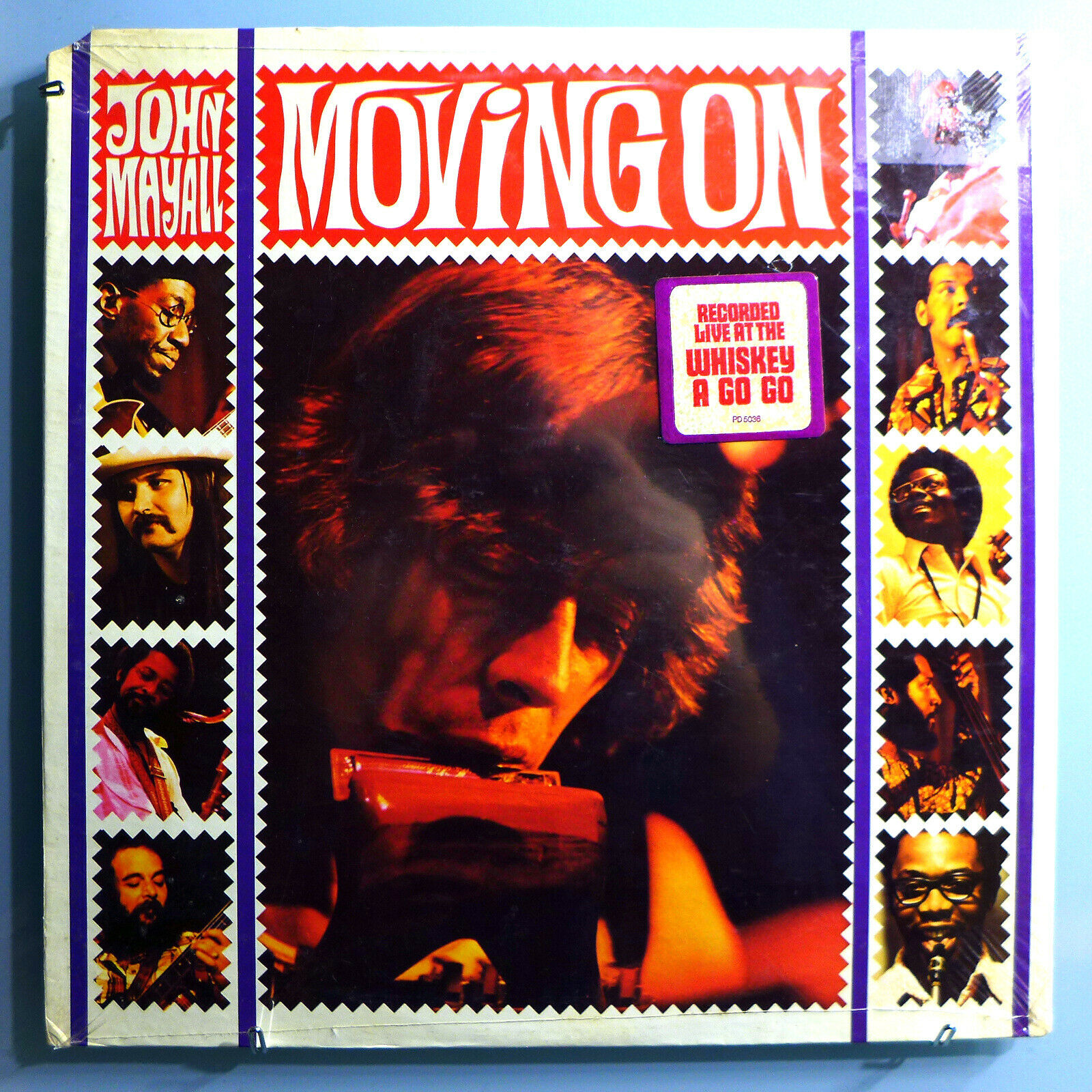 JOHN MAYALL w/BLUE MITCHELL MOVING ON RARE SEALED ORIG '72 POLYDOR LP w/STICKER