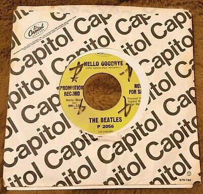 The Beatles - Hello Goodbye/I Am the Walrus 45 Promo Capitol/L.A. pressing G+