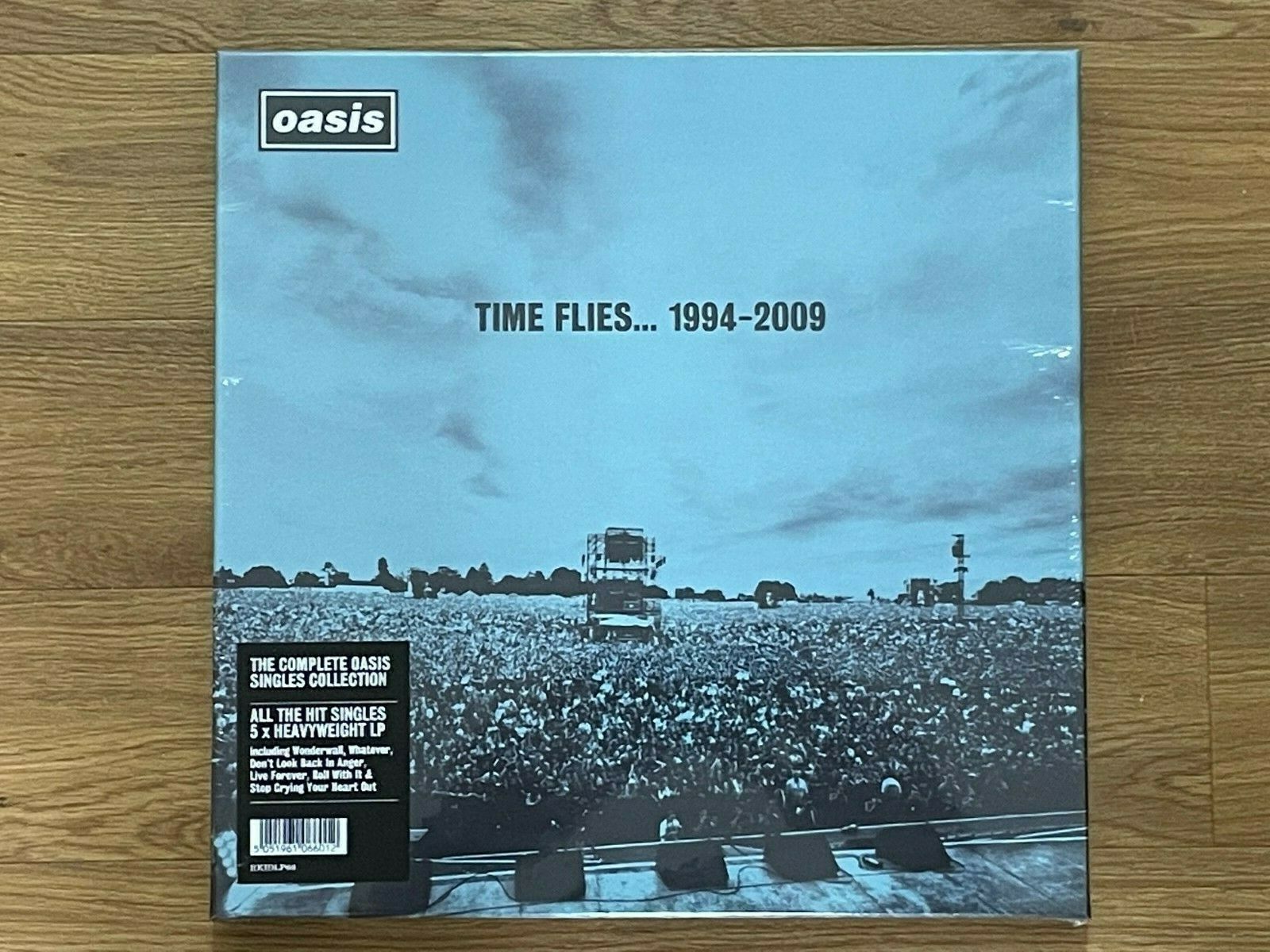 レコードoasis uk original盤! time flies...廃盤boxlp本・音楽