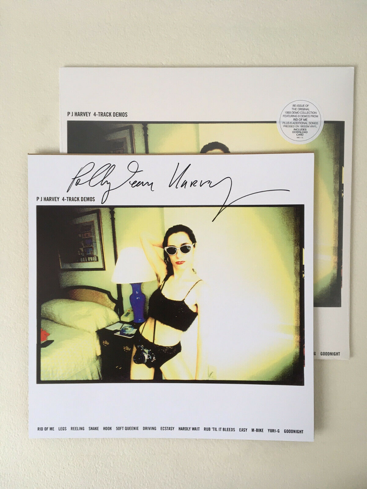 Fordampe Cusco tøjlerne popsike.com - PJ HARVEY Rid Of Me Demos Signed Print and Vinyl New -  auction details