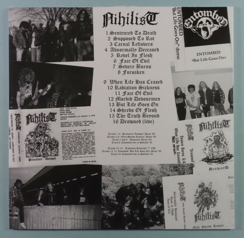 popsike.com - NIHILIST Drowned The Demos NEW Vinyl LP Record