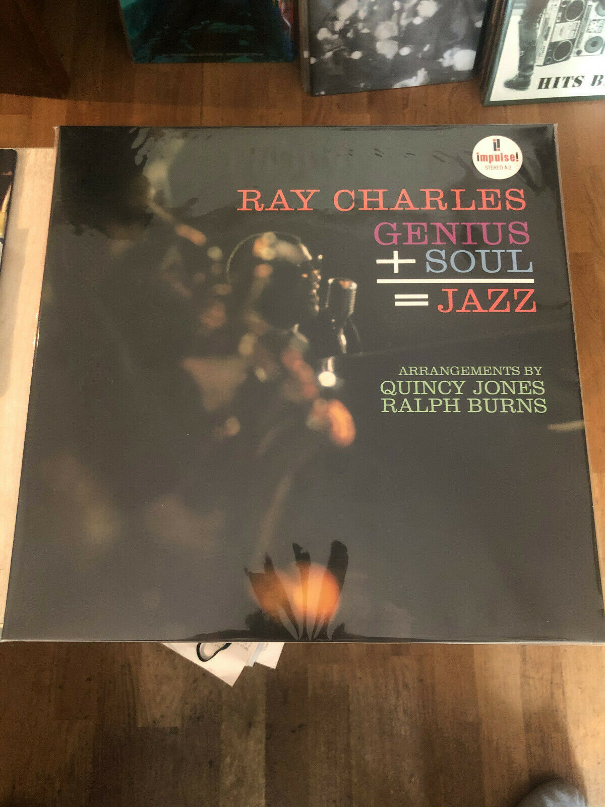 Pic 1 Ray Charles: Genius+Soul=Jazz (Rare 2011 Analogue Productions 33rpm LP, Nr Mint)