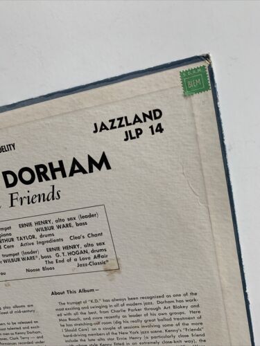 Pic 2 Kenny Dorham & Friends, Kenny Drew (1960) 1st mono DG Jazzland VG+/EX