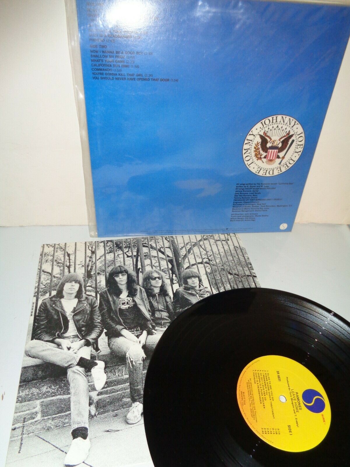 popsike.com - Ramones Leave Home LP Sire Records 1977 Original Release ...