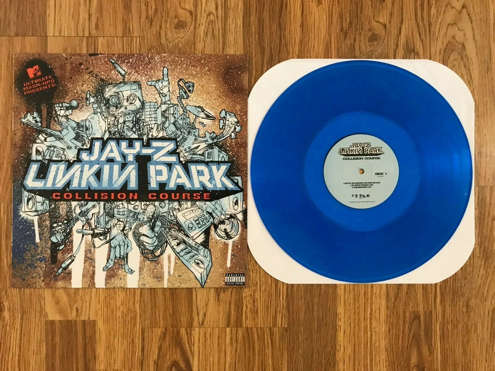 popsike.com - Linkin Park/Jay Z - Collision Course Vinyl LP BLUE