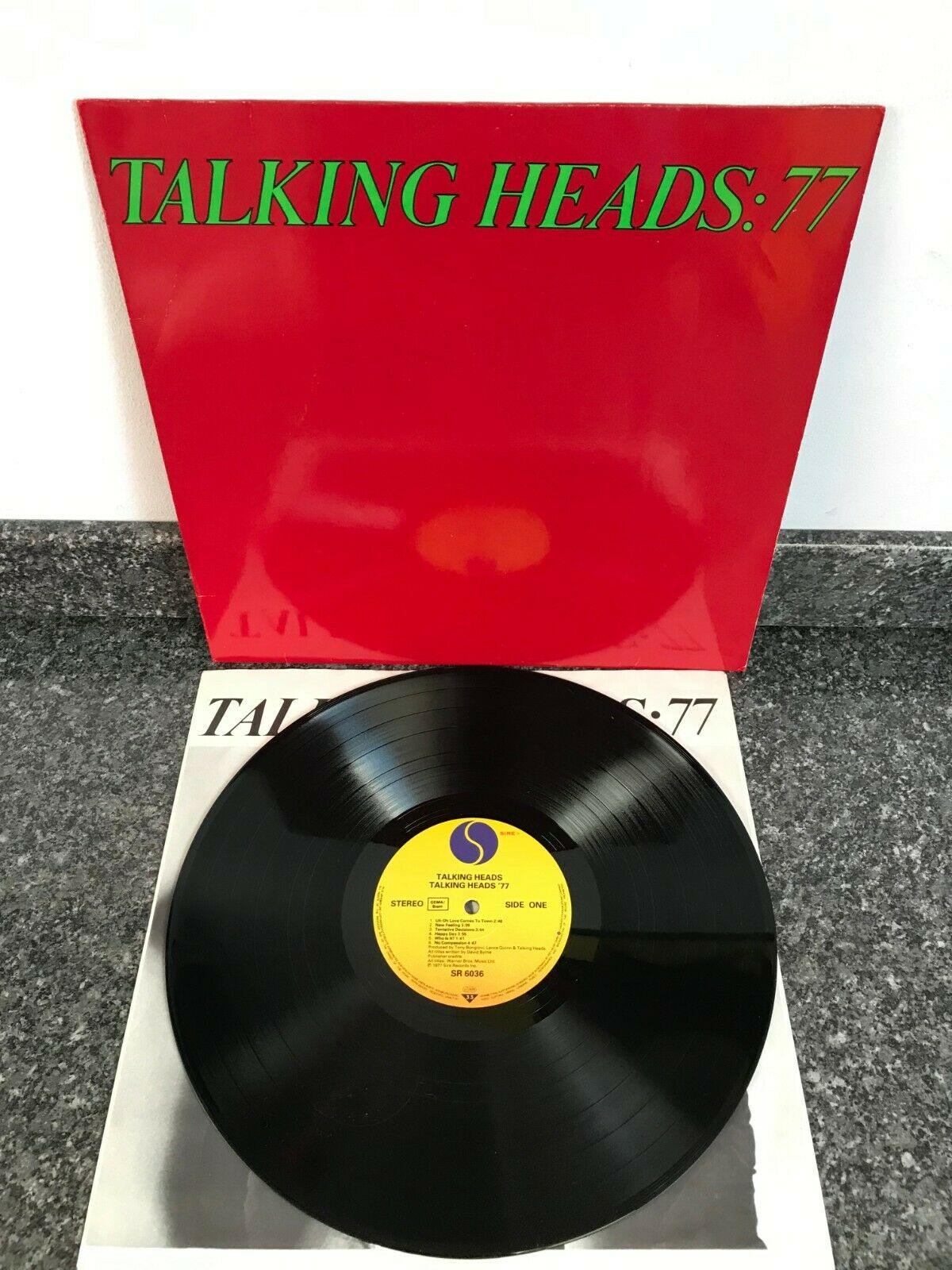 Lp Vinyl Record Talking Heads Album Talking Heads 77 Sr 6036 Europe Press Ex Ex