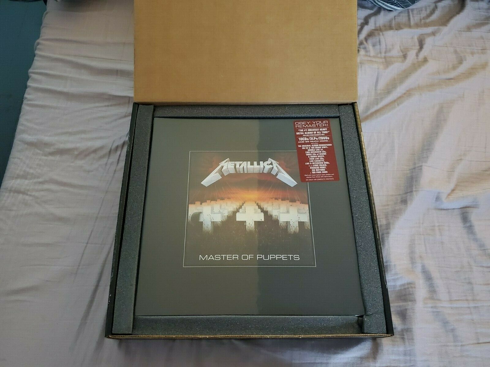 Metallica Master of Puppets Deluxe Box Set — Rare, OOP, New/Sealed — 16464/25000