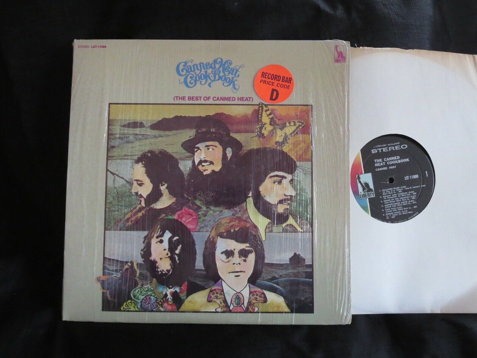CANNED HEAT, The Canned Heat Cook Book (The Best Of) USA 1st pressing EXC- LP