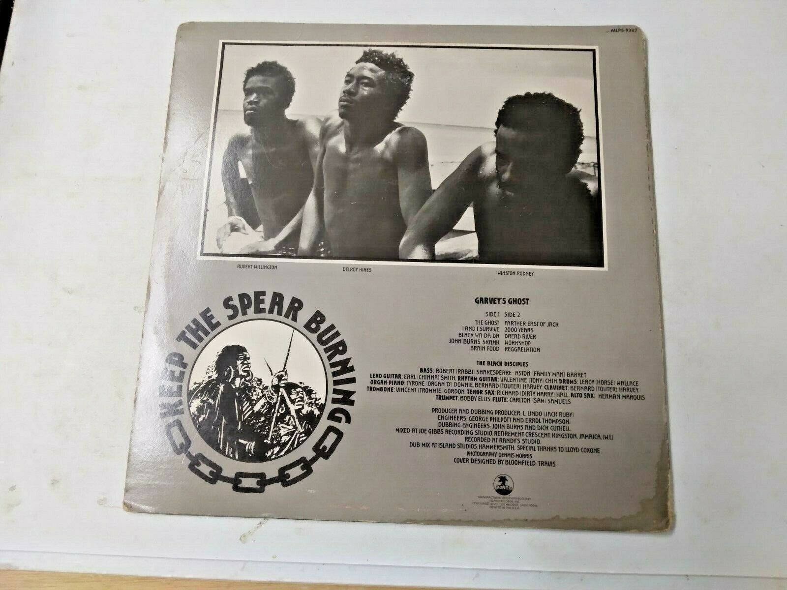 Pic 1 Burning Spear – Garvey's Ghost - Vinyl LP 1976