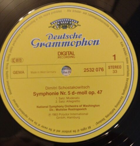 Pic 3 Mstislav Rostropovich 2-LP Lot-Argerich, Shostakovich, Chopin, Schumann EX