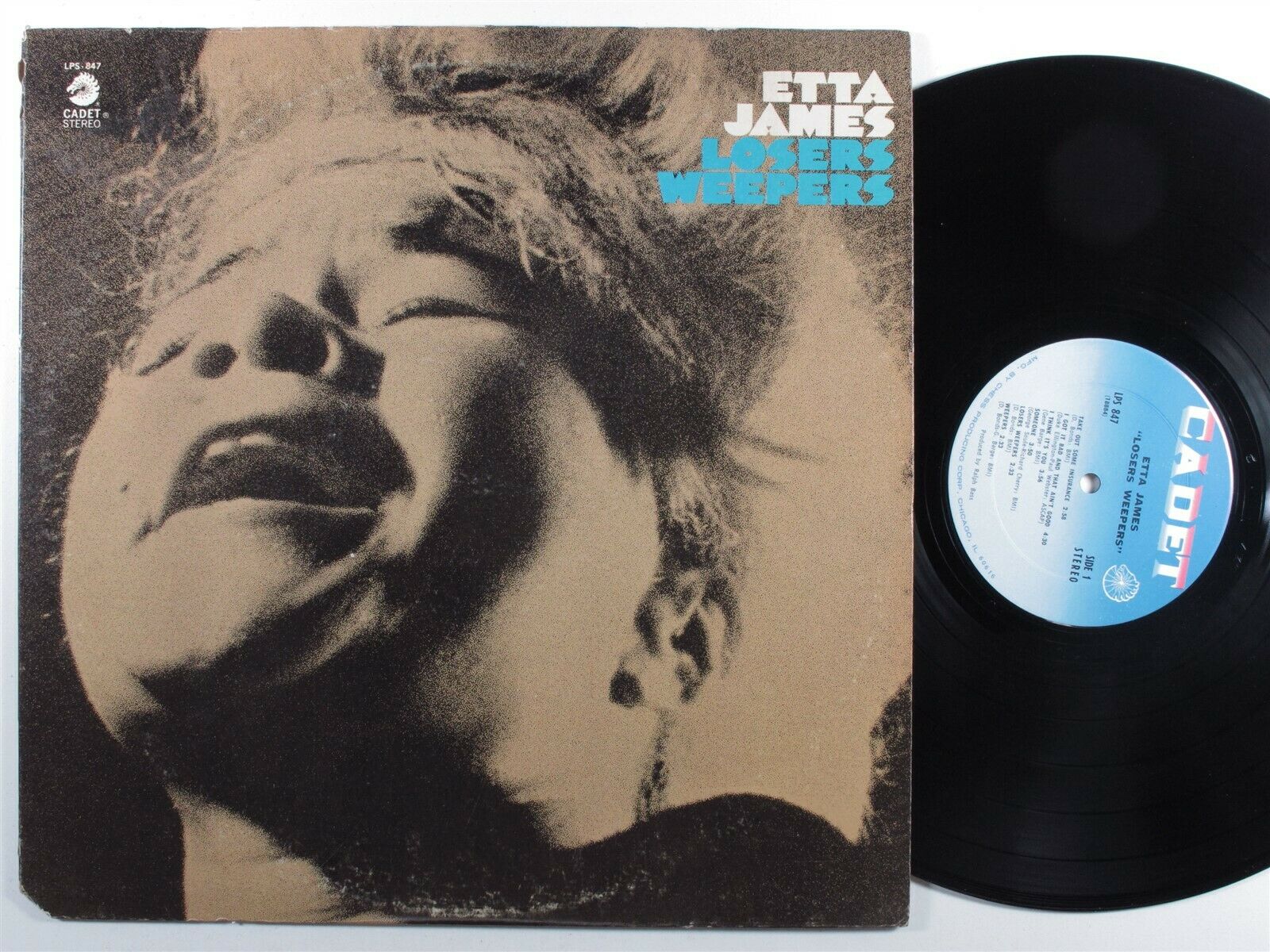 ETTA JAMES Losers Weepers CADET LP VG+ a