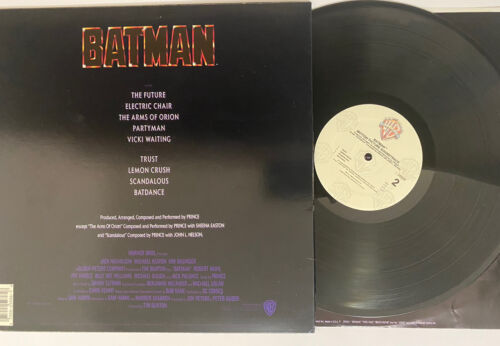 Pic 1 PRINCE - BATMAN SOUNDTRACK OST LP 1989 VG+ Warner Bros.