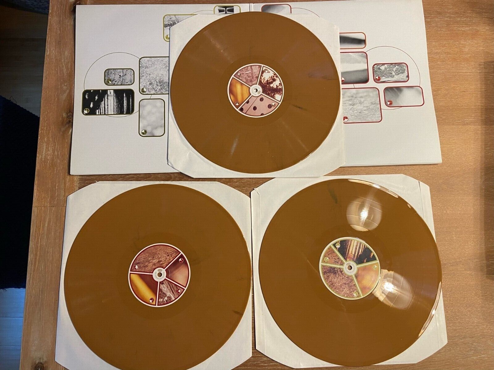 Pic 4 Aphex Twin Selected Ambient Works Volume II 3LP Brown Vinyl 1994 Numbered