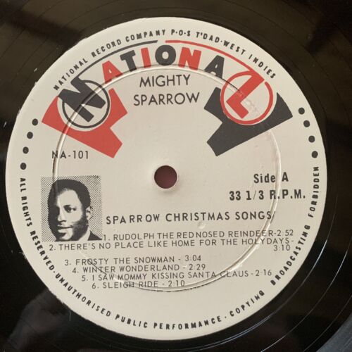 Pic 2 Mighty Sparrow ‎– Sparrow Christmas Songs LP Vinyl Reggae Folk World Calypso NM
